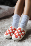 Checkered House Slippers