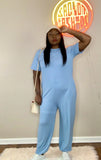 Harmen jumpsuit (baby blue) Sagnom Fashion 