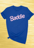 blue baddie graphic shirt